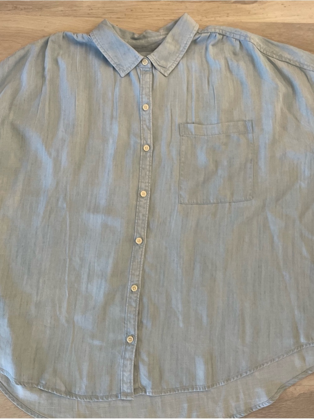 Style & Co Lyocell Camp Shirt ~ 3x